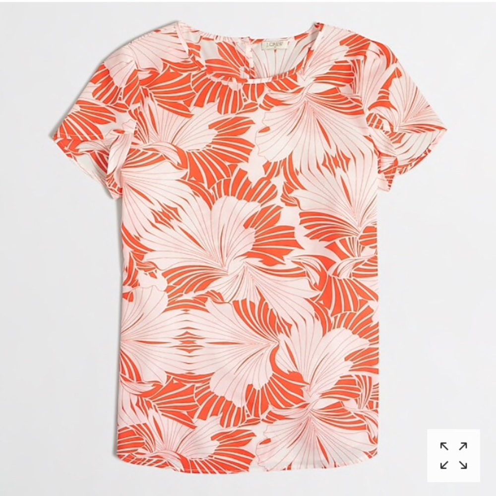 NWT JCrew floral blouse